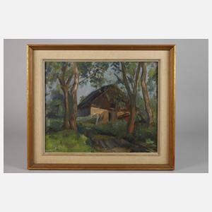 Theodor Schultze-Jasmer, Bauernkate an der Ostsee