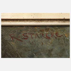 Richard Starcke, Gespräch in der Diele