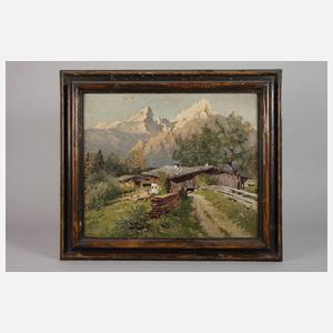 Josef YOS Süßmeier, Almhütte am Watzmann