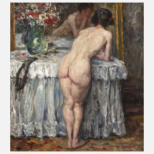 Rudolf Petuel, "Vor dem Spiegel"