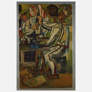 Prof. Mladen Veža, Bäuerliches Festgelage