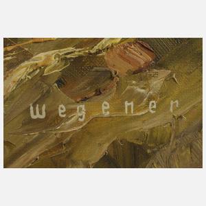 Erich Wegener, "Rosenlaui im Haslital mit Wetterhorn"