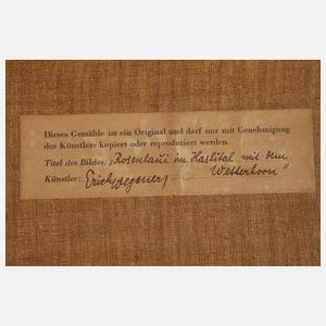 Erich Wegener, "Rosenlaui im Haslital mit Wetterhorn"