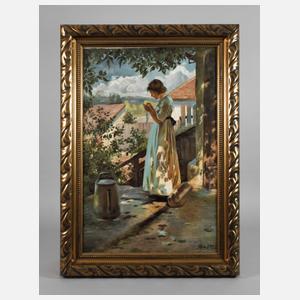 Fritz Zalisz, attr., Die kleine Pause