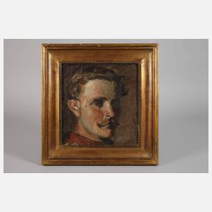 Impressionist, Soldatenportrait spätes Kaiserreich