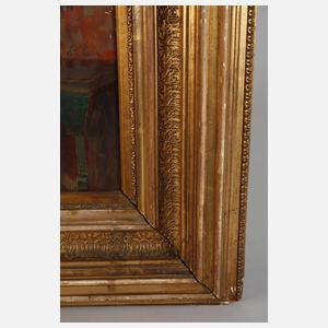 Strickendes holländisches Bauernmädchen