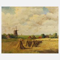 Landschaft mit Windmühle111