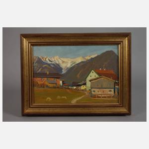 Sonnige Voralpenlandschaft