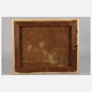 Expressionist, Winterliche Allee mit Kapelle