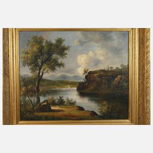 Monogrammist, Stimmungsvolle Seelandschaft