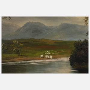 Monogrammist, Stimmungsvolle Seelandschaft