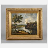 Monogrammist, Stimmungsvolle Seelandschaft111