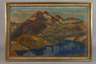 Hiller, Expressionistische Berglandschaft mit See