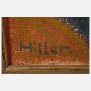 Hiller, Expressionistische Berglandschaft mit See