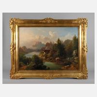 Romantische alpenländische Seenlandschaft111