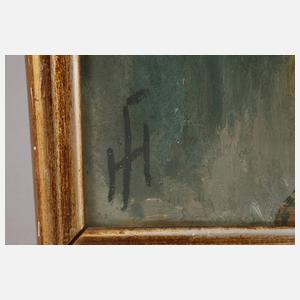 Expressionist, Ansicht einer Gasse