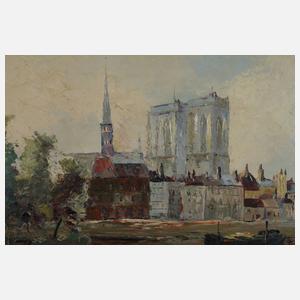 Pariser Impression, Notre Dame vom Seineufer