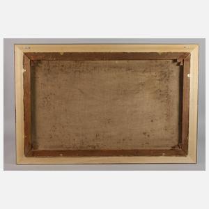 Küstenpartie vor Sorrent mit rastendem Mädchen