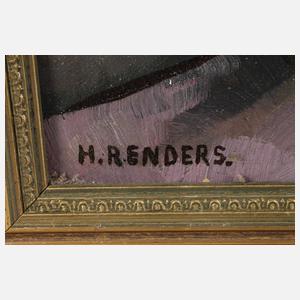 Expressionistisches Stillleben mit Blumen und Kanne