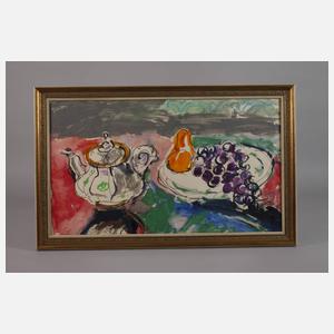 Ernst Hassebrauck, Stillleben mit Teekanne