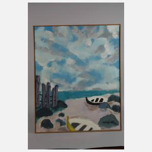 Jacqueline Lavenu, Boote am Strand