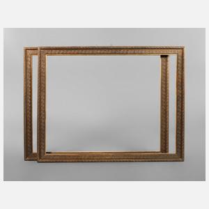 Paar klassizistische Holzleisten