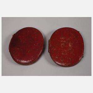 Paar Miniaturbildnisse Biedermeier