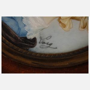 Drei Miniaturportraits