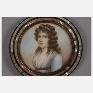 Drei Miniaturportraits