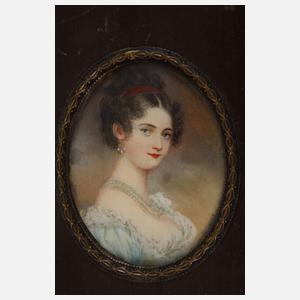 Drei Miniaturportraits