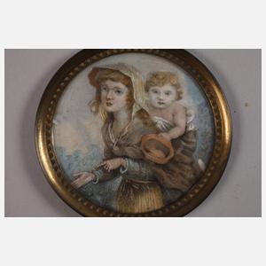 Konvolut Miniaturbildnisse