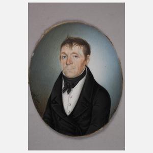 Paar Miniaturen Biedermeier