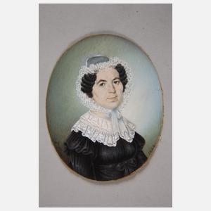 Paar Miniaturen Biedermeier