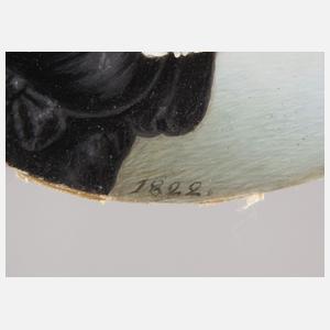 Paar Miniaturen Biedermeier