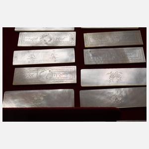 Konvolut Perlmuttplaketten