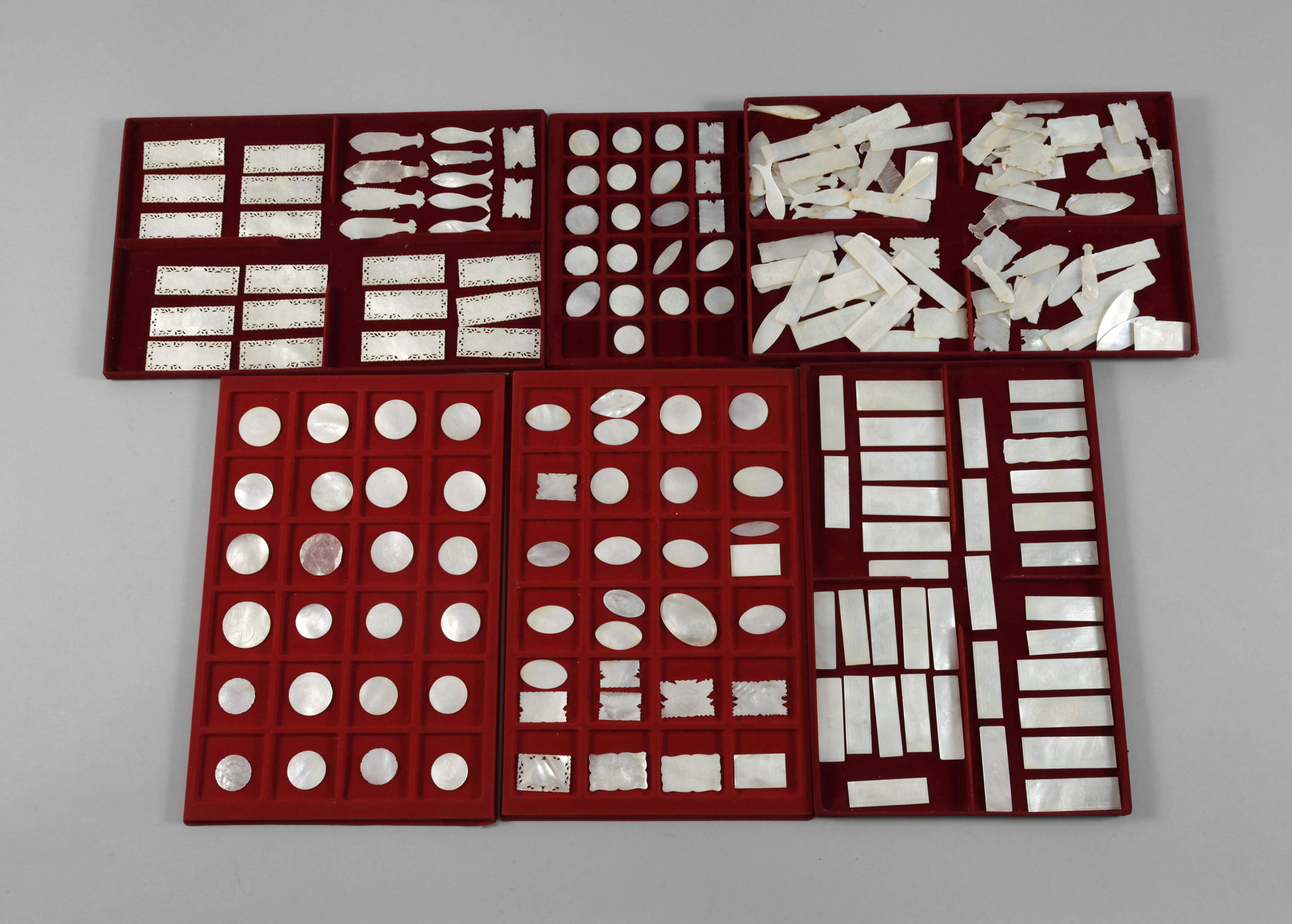 Konvolut Perlmuttplaketten