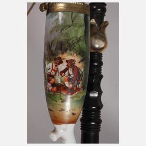 Jagdliche Porzellankopfpfeife