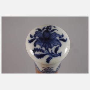 Spazierstock Porzellan