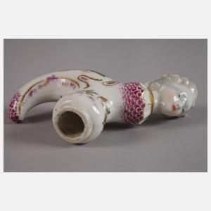 Frankreich figürl. Stockgriff mit Parklandschaft