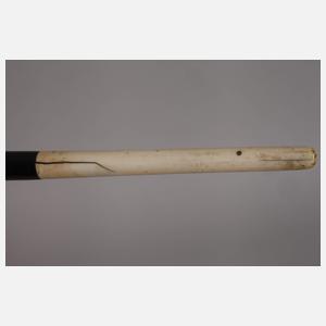 Flanierstock mit Familienwappen