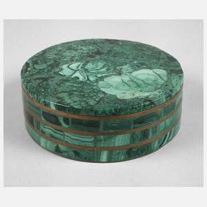 Deckeldose Malachit
