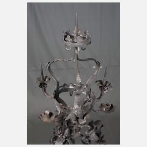 Großer Standkandelaber Schmiedeeisen