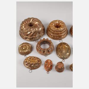 Konvolut Kupferformen