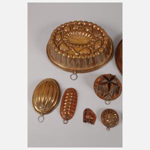 Konvolut Kupferformen