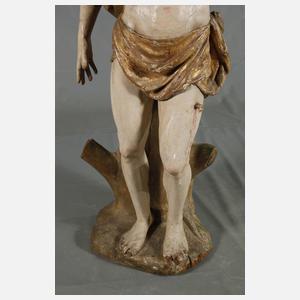 Geschnitzte Heiligenfigur