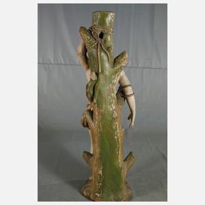 Geschnitzte Heiligenfigur