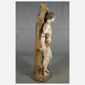Geschnitzte Heiligenfigur