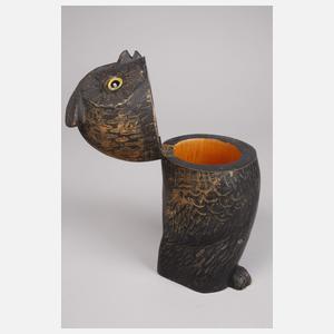 Figürliche Deckeldose