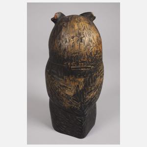 Figürliche Deckeldose