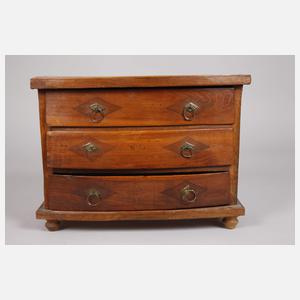 Miniaturkommode Biedermeier